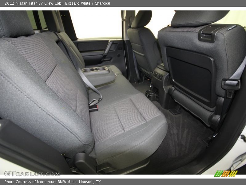 Blizzard White / Charcoal 2012 Nissan Titan SV Crew Cab