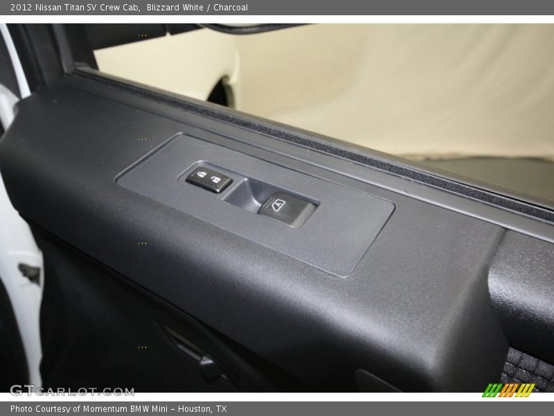 Blizzard White / Charcoal 2012 Nissan Titan SV Crew Cab