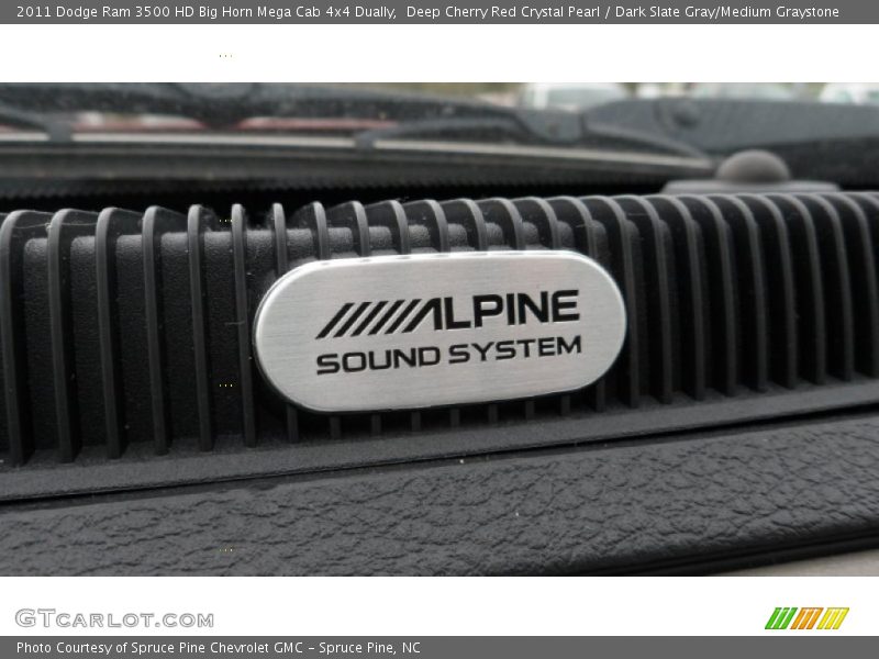 Deep Cherry Red Crystal Pearl / Dark Slate Gray/Medium Graystone 2011 Dodge Ram 3500 HD Big Horn Mega Cab 4x4 Dually