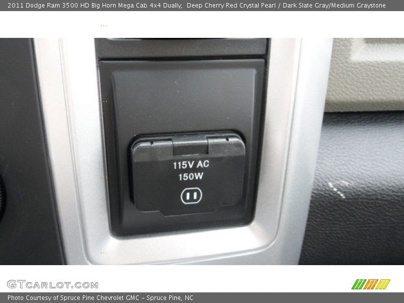 Deep Cherry Red Crystal Pearl / Dark Slate Gray/Medium Graystone 2011 Dodge Ram 3500 HD Big Horn Mega Cab 4x4 Dually