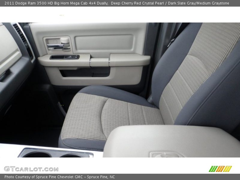 Deep Cherry Red Crystal Pearl / Dark Slate Gray/Medium Graystone 2011 Dodge Ram 3500 HD Big Horn Mega Cab 4x4 Dually
