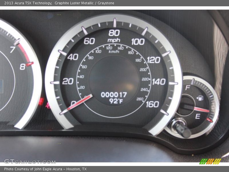 Graphite Luster Metallic / Graystone 2013 Acura TSX Technology