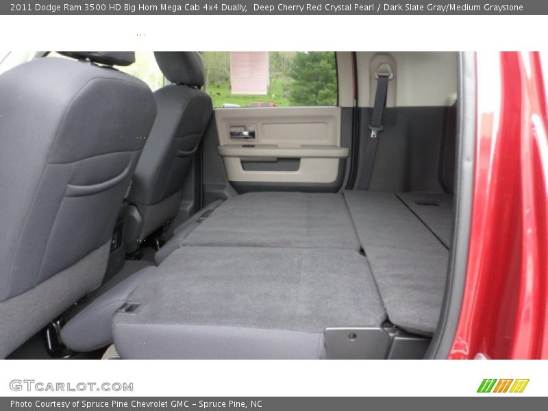 Deep Cherry Red Crystal Pearl / Dark Slate Gray/Medium Graystone 2011 Dodge Ram 3500 HD Big Horn Mega Cab 4x4 Dually