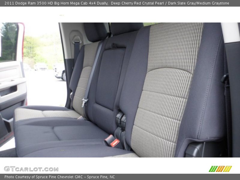 Deep Cherry Red Crystal Pearl / Dark Slate Gray/Medium Graystone 2011 Dodge Ram 3500 HD Big Horn Mega Cab 4x4 Dually