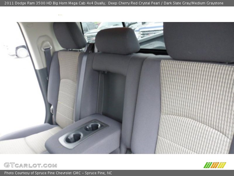 Deep Cherry Red Crystal Pearl / Dark Slate Gray/Medium Graystone 2011 Dodge Ram 3500 HD Big Horn Mega Cab 4x4 Dually