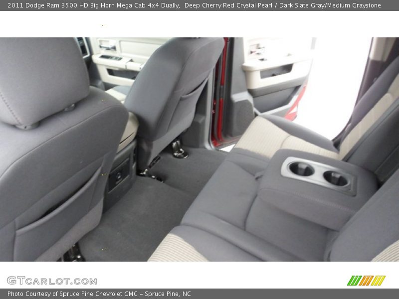 Deep Cherry Red Crystal Pearl / Dark Slate Gray/Medium Graystone 2011 Dodge Ram 3500 HD Big Horn Mega Cab 4x4 Dually
