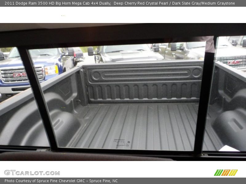 Deep Cherry Red Crystal Pearl / Dark Slate Gray/Medium Graystone 2011 Dodge Ram 3500 HD Big Horn Mega Cab 4x4 Dually