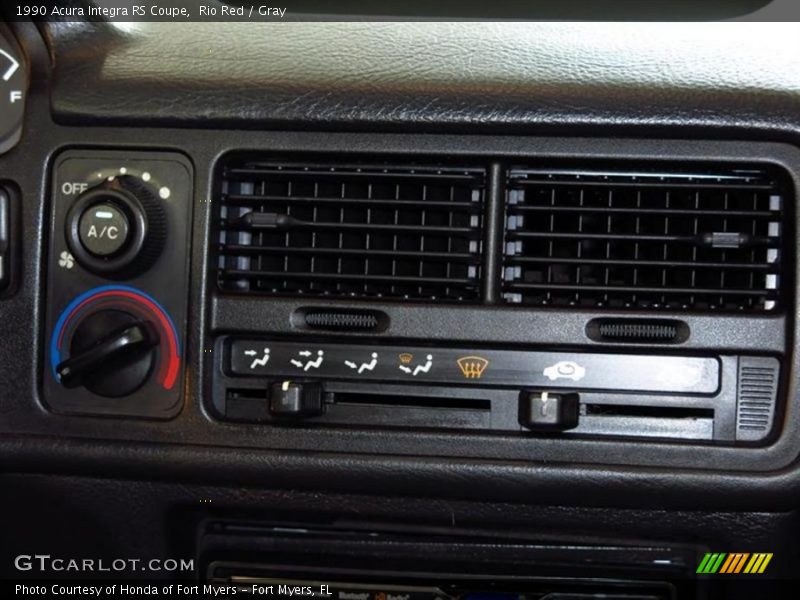 Controls of 1990 Integra RS Coupe