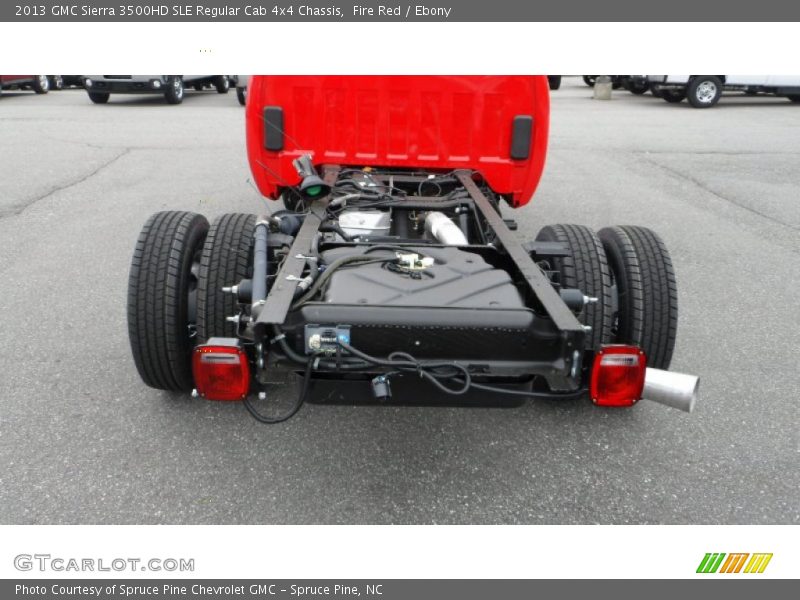 Fire Red / Ebony 2013 GMC Sierra 3500HD SLE Regular Cab 4x4 Chassis