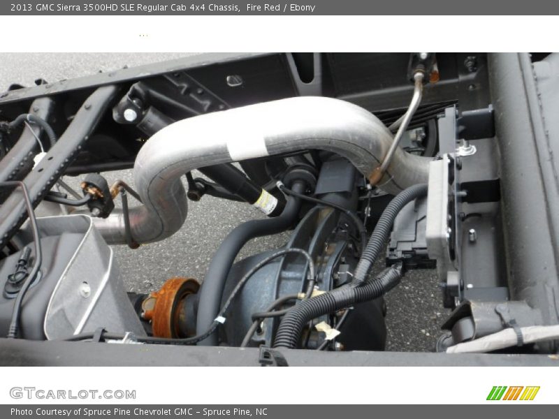 Fire Red / Ebony 2013 GMC Sierra 3500HD SLE Regular Cab 4x4 Chassis