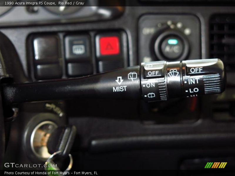 Controls of 1990 Integra RS Coupe
