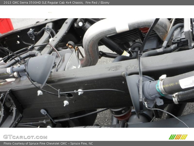 Fire Red / Ebony 2013 GMC Sierra 3500HD SLE Regular Cab 4x4 Chassis