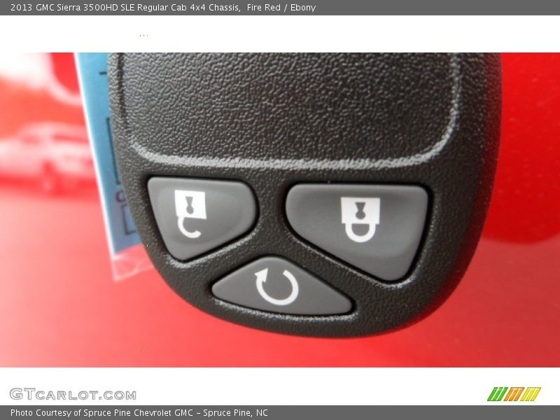 Fire Red / Ebony 2013 GMC Sierra 3500HD SLE Regular Cab 4x4 Chassis