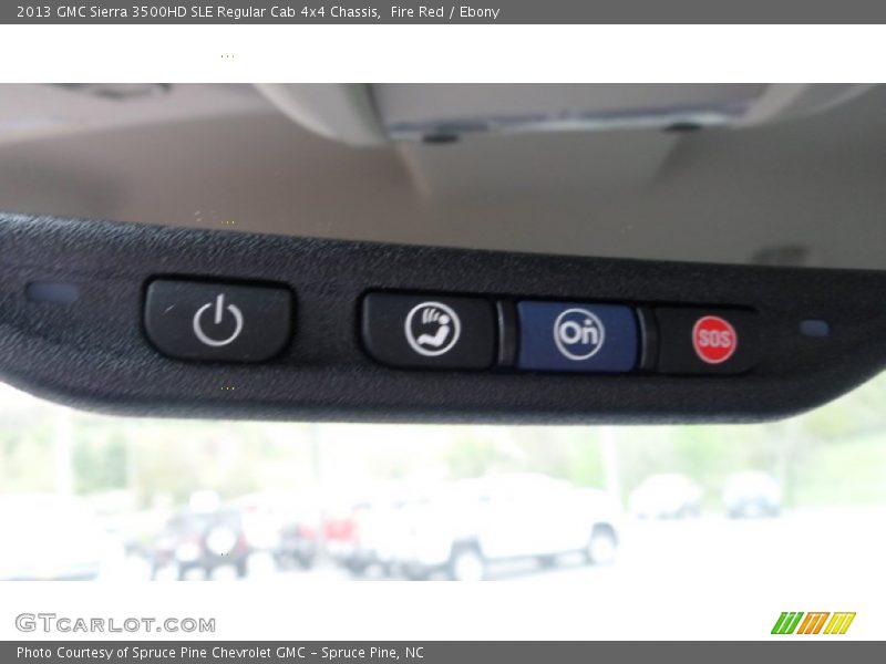 Fire Red / Ebony 2013 GMC Sierra 3500HD SLE Regular Cab 4x4 Chassis
