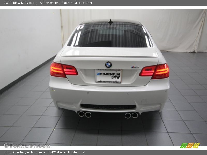 Alpine White / Black Novillo Leather 2011 BMW M3 Coupe