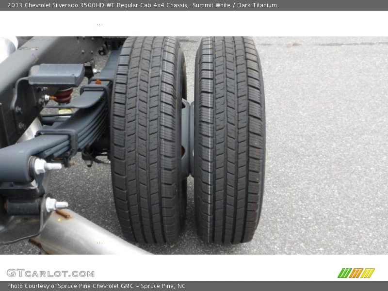 Summit White / Dark Titanium 2013 Chevrolet Silverado 3500HD WT Regular Cab 4x4 Chassis