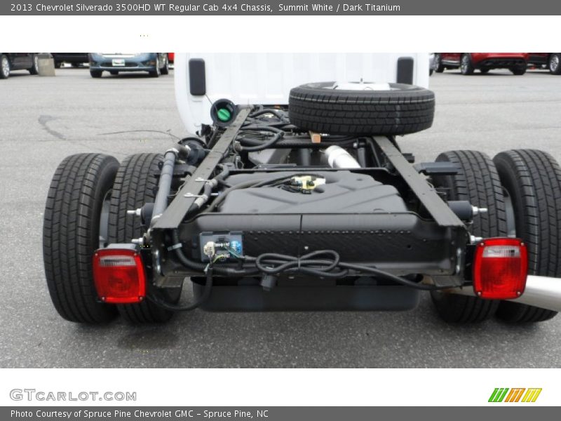 Summit White / Dark Titanium 2013 Chevrolet Silverado 3500HD WT Regular Cab 4x4 Chassis