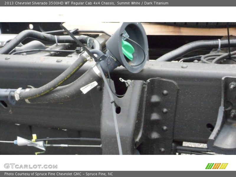 Summit White / Dark Titanium 2013 Chevrolet Silverado 3500HD WT Regular Cab 4x4 Chassis