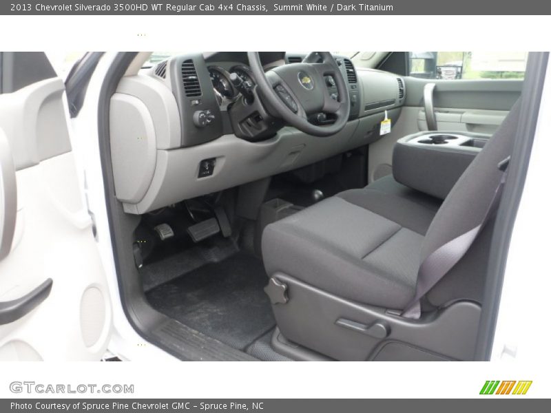 Summit White / Dark Titanium 2013 Chevrolet Silverado 3500HD WT Regular Cab 4x4 Chassis