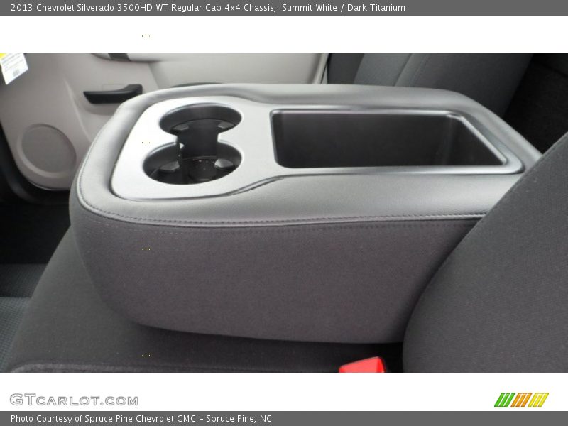 Summit White / Dark Titanium 2013 Chevrolet Silverado 3500HD WT Regular Cab 4x4 Chassis
