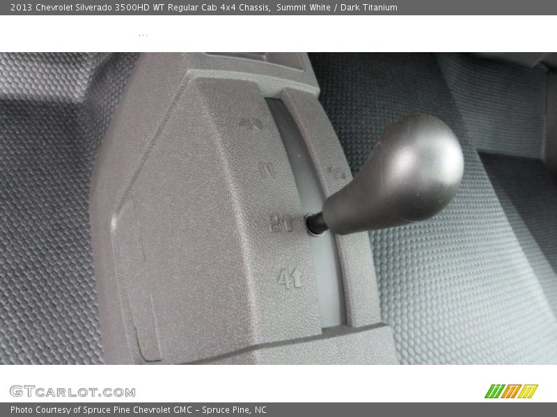 Summit White / Dark Titanium 2013 Chevrolet Silverado 3500HD WT Regular Cab 4x4 Chassis