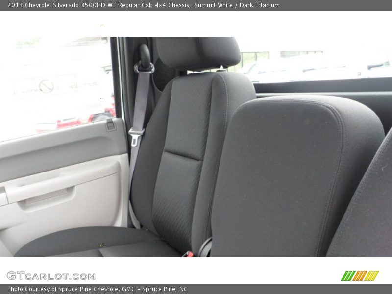Summit White / Dark Titanium 2013 Chevrolet Silverado 3500HD WT Regular Cab 4x4 Chassis