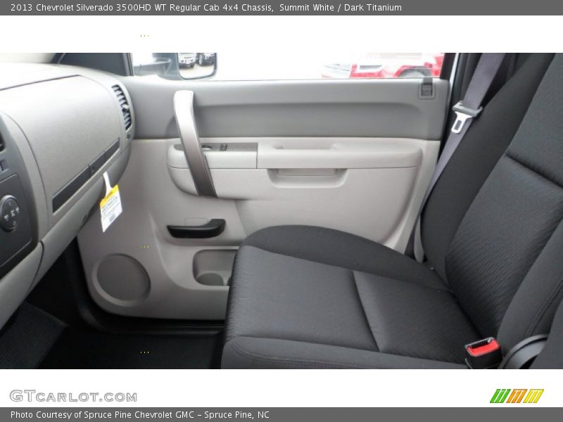 Summit White / Dark Titanium 2013 Chevrolet Silverado 3500HD WT Regular Cab 4x4 Chassis