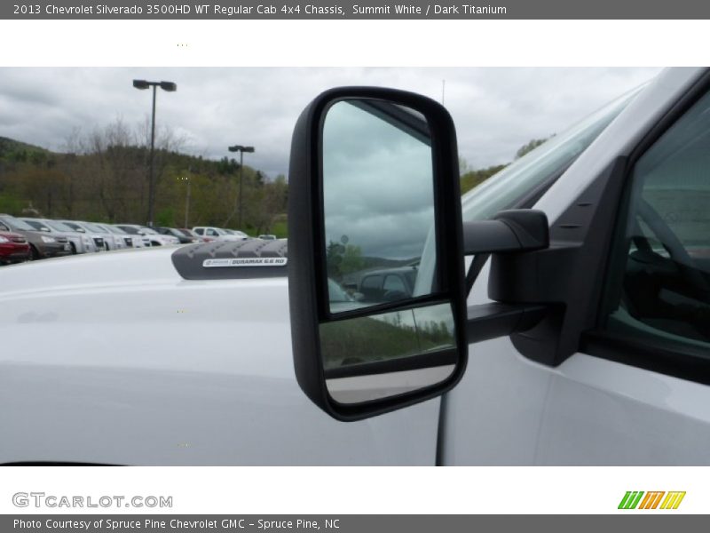 Summit White / Dark Titanium 2013 Chevrolet Silverado 3500HD WT Regular Cab 4x4 Chassis