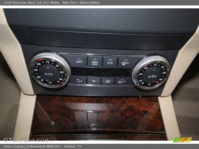 Controls of 2010 GLK 350 4Matic