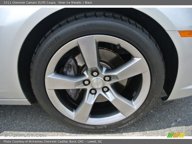 Silver Ice Metallic / Black 2011 Chevrolet Camaro SS/RS Coupe
