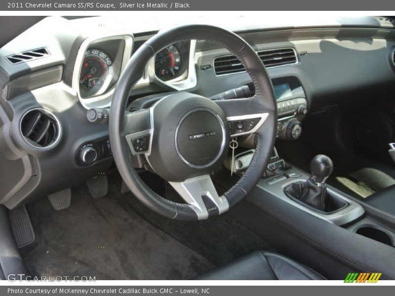 Silver Ice Metallic / Black 2011 Chevrolet Camaro SS/RS Coupe