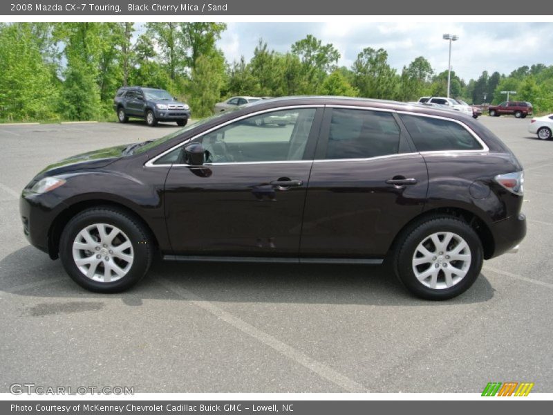 Black Cherry Mica / Sand 2008 Mazda CX-7 Touring