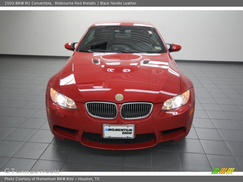 Melbourne Red Metallic / Black Novillo Leather 2009 BMW M3 Convertible