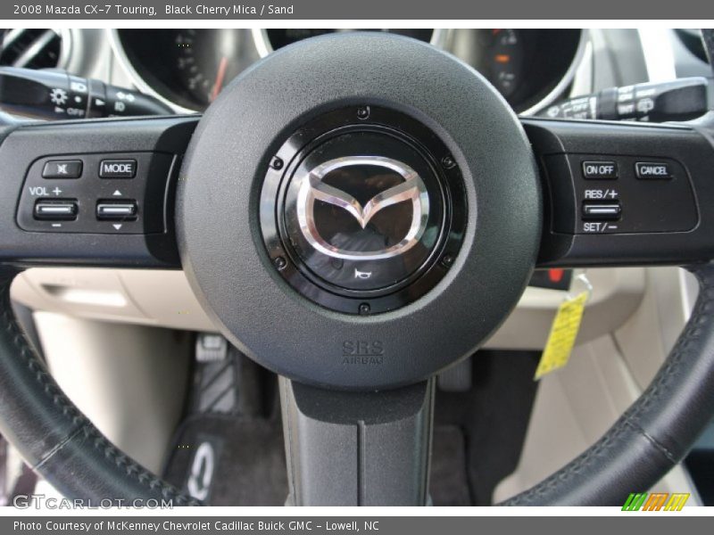 Black Cherry Mica / Sand 2008 Mazda CX-7 Touring