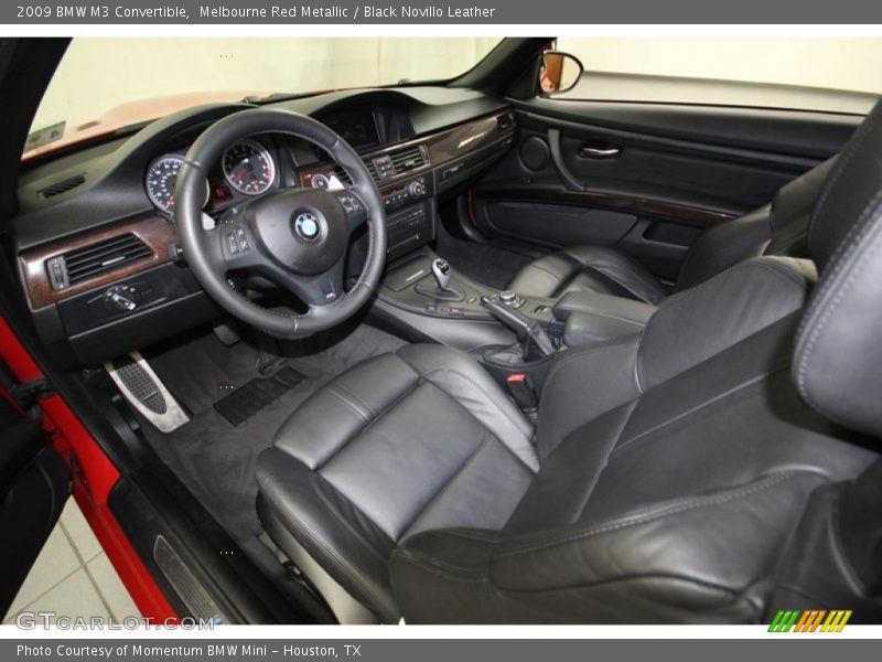 Black Novillo Leather Interior - 2009 M3 Convertible 