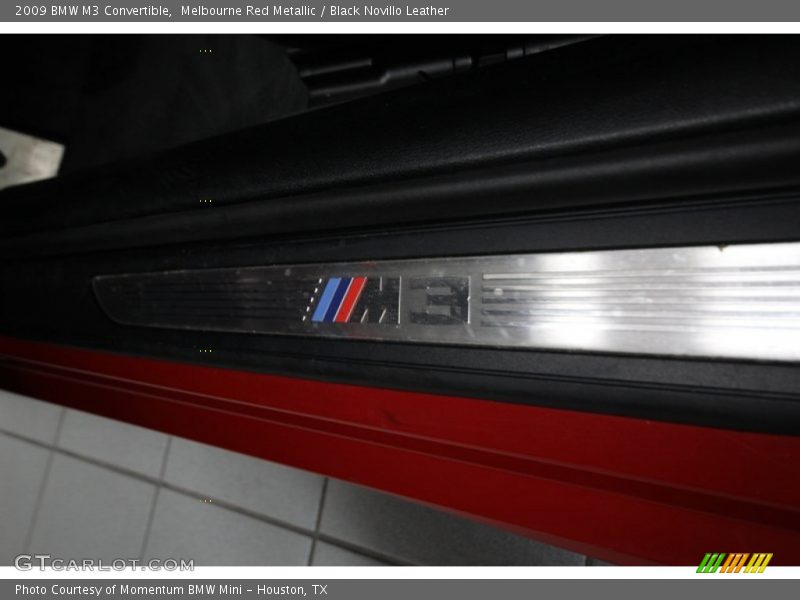 Melbourne Red Metallic / Black Novillo Leather 2009 BMW M3 Convertible