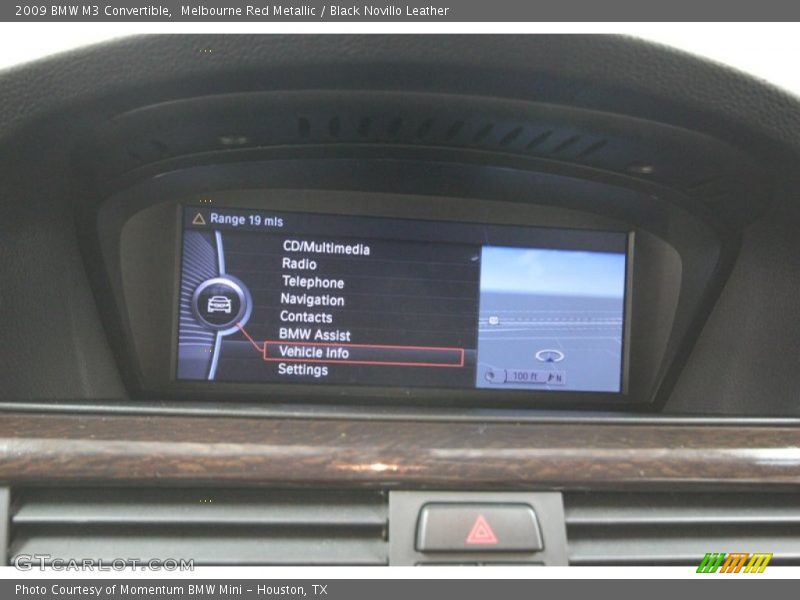 Melbourne Red Metallic / Black Novillo Leather 2009 BMW M3 Convertible
