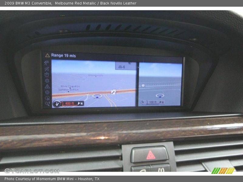 Melbourne Red Metallic / Black Novillo Leather 2009 BMW M3 Convertible