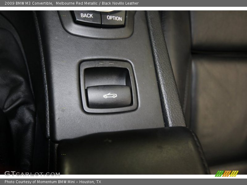 Melbourne Red Metallic / Black Novillo Leather 2009 BMW M3 Convertible