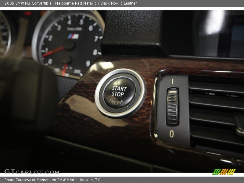 Melbourne Red Metallic / Black Novillo Leather 2009 BMW M3 Convertible