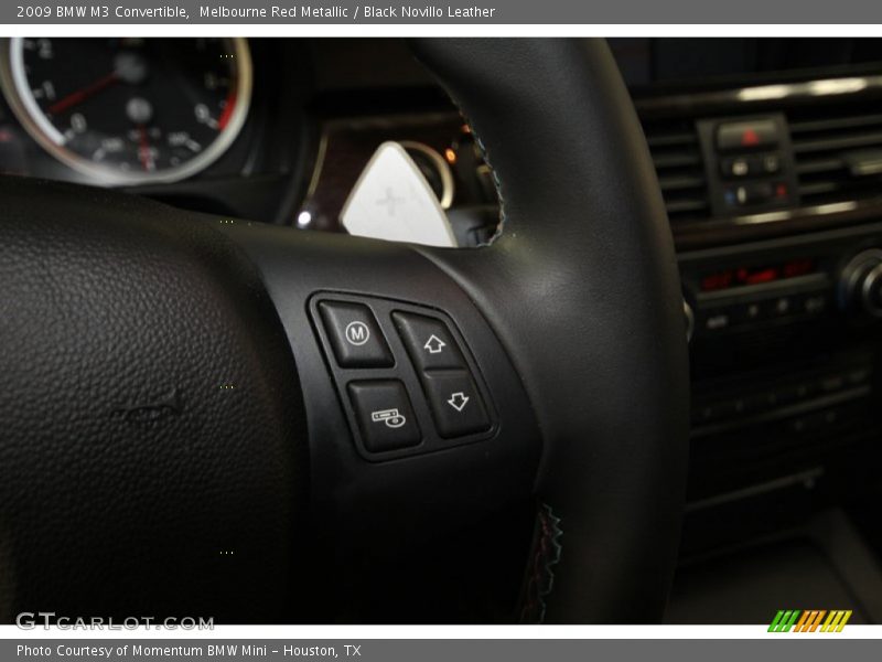 Melbourne Red Metallic / Black Novillo Leather 2009 BMW M3 Convertible