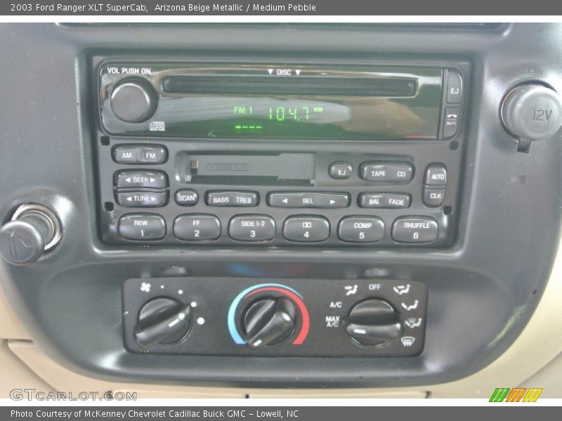 Controls of 2003 Ranger XLT SuperCab