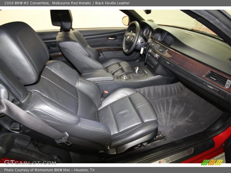 Melbourne Red Metallic / Black Novillo Leather 2009 BMW M3 Convertible