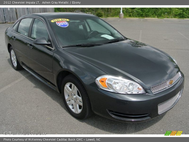 Ashen Gray Metallic / Ebony 2012 Chevrolet Impala LT