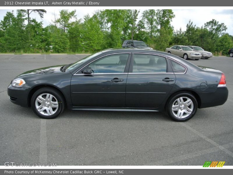 Ashen Gray Metallic / Ebony 2012 Chevrolet Impala LT