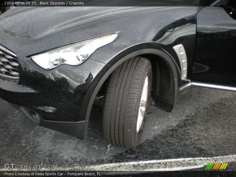 Black Obsidian / Graphite 2009 Infiniti FX 35