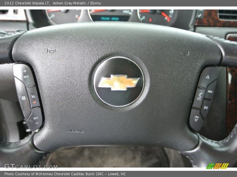 Ashen Gray Metallic / Ebony 2012 Chevrolet Impala LT