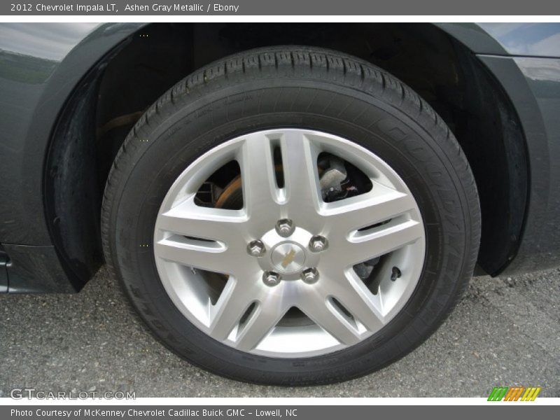 Ashen Gray Metallic / Ebony 2012 Chevrolet Impala LT