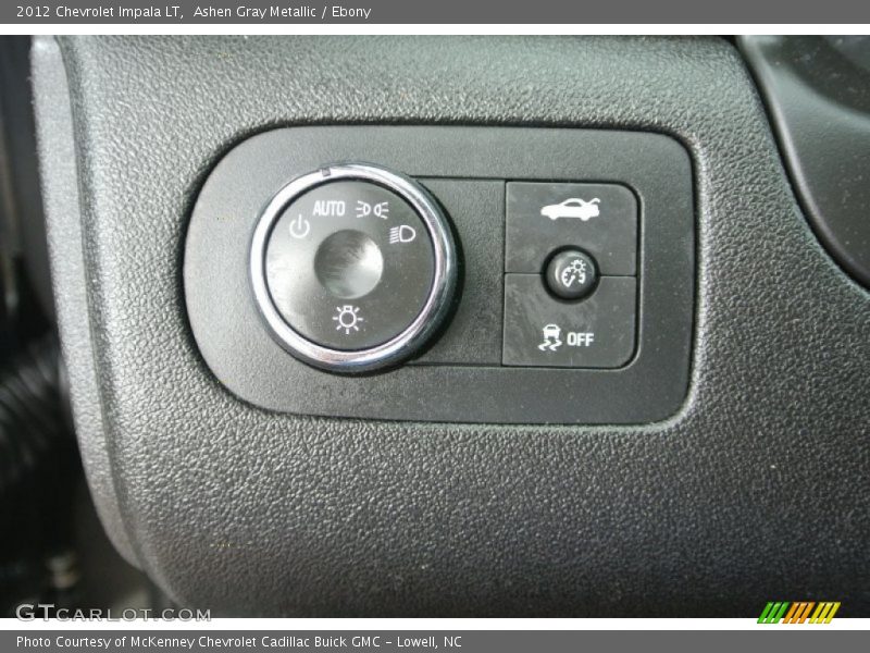 Ashen Gray Metallic / Ebony 2012 Chevrolet Impala LT