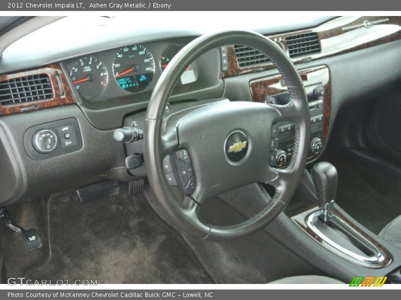 Ashen Gray Metallic / Ebony 2012 Chevrolet Impala LT